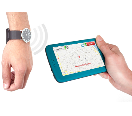 Localitzador per a persones amb alzheimer està compost per un rellotge GPS per al malalt i d